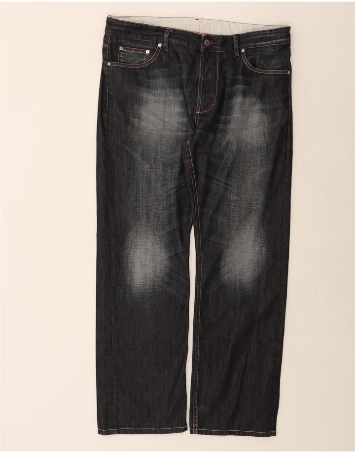 Jeans dritti da uomo GANT W38 L32 cotone nero