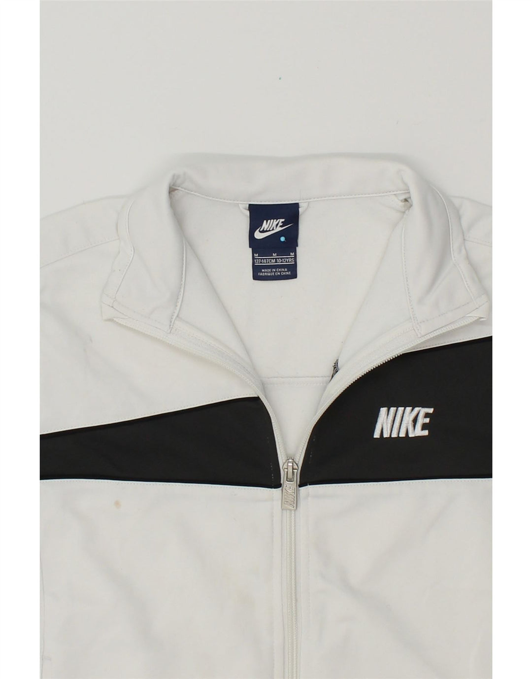 Giacca da tuta da ragazzo NIKE 10-11 anni color block bianco medio
