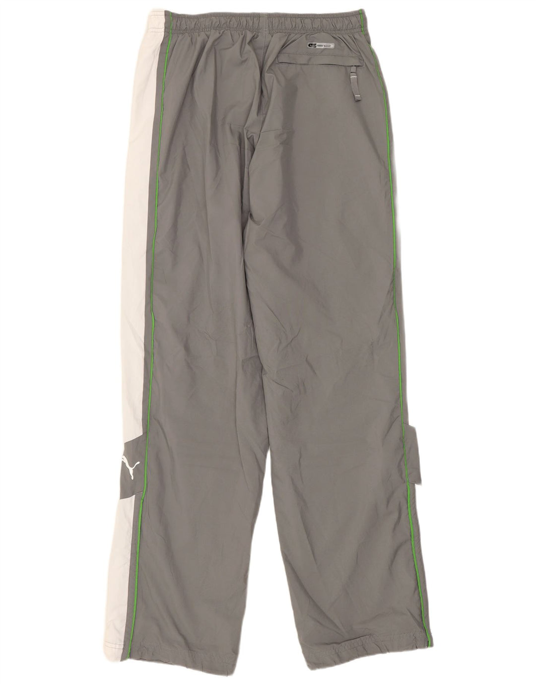 Pantaloni da tuta da uomo Puma in poliestere color block grigio medio
