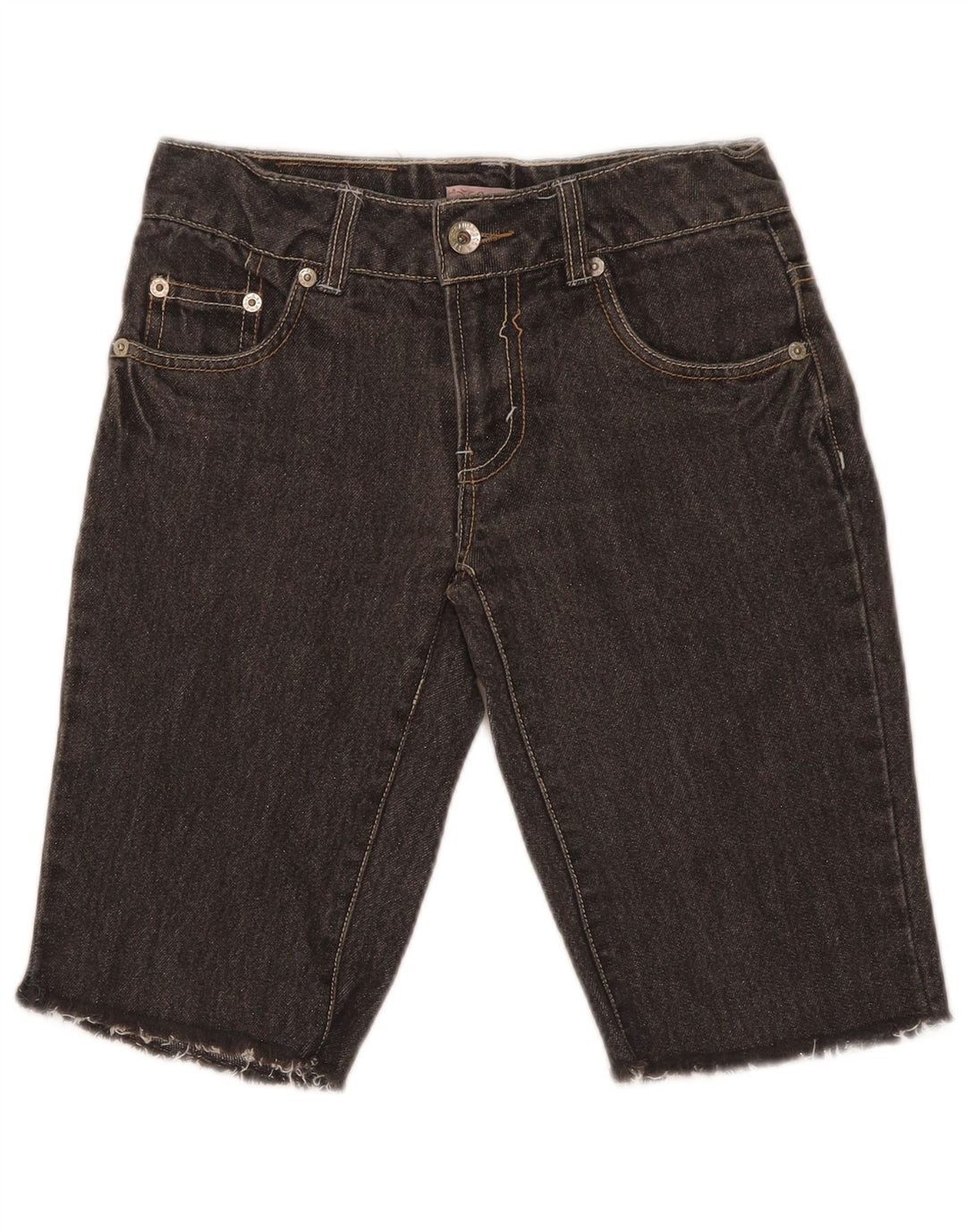 Pantaloncini di jeans per ragazze Levi's 9-10 anni W24 Cotone grigio