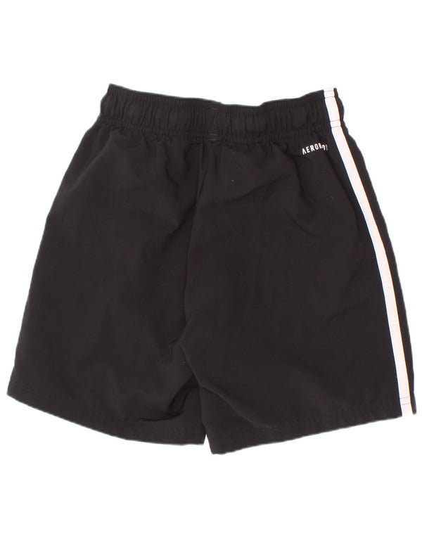 Pantaloncini sportivi Adidas Aeroready da ragazzo 7-8 anni in poliestere nero