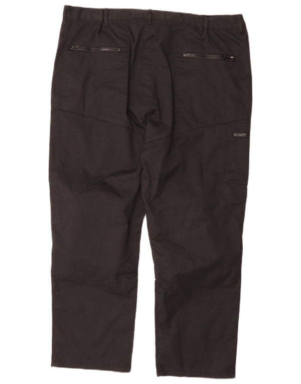 Pantaloni cargo dritti da uomo Dickies W44 L29 poliestere nero