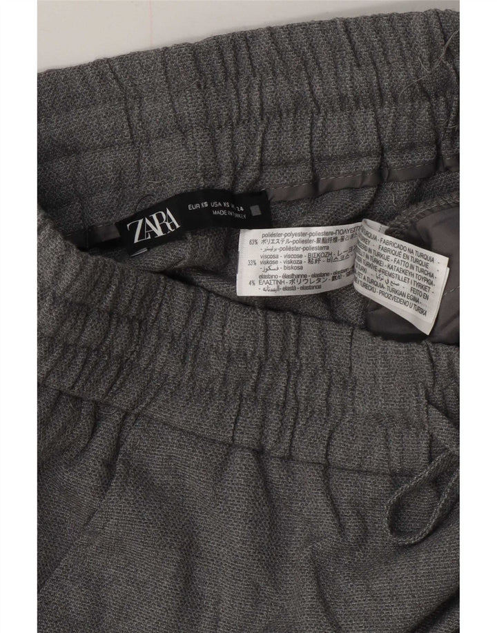Pantaloni jogging da donna Zara XS W24 L26 poliestere grigio