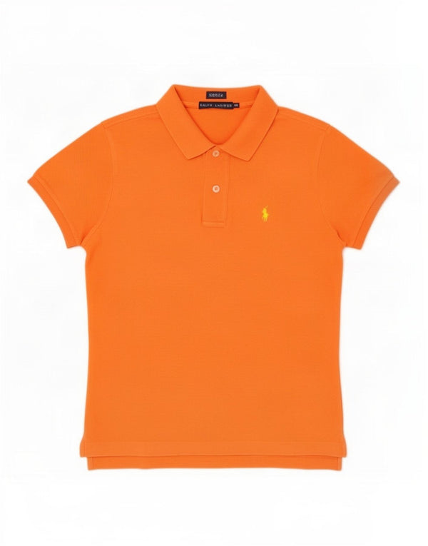 Ralph Lauren Mens Skinny Polo Shirt Medium Orange Cotton