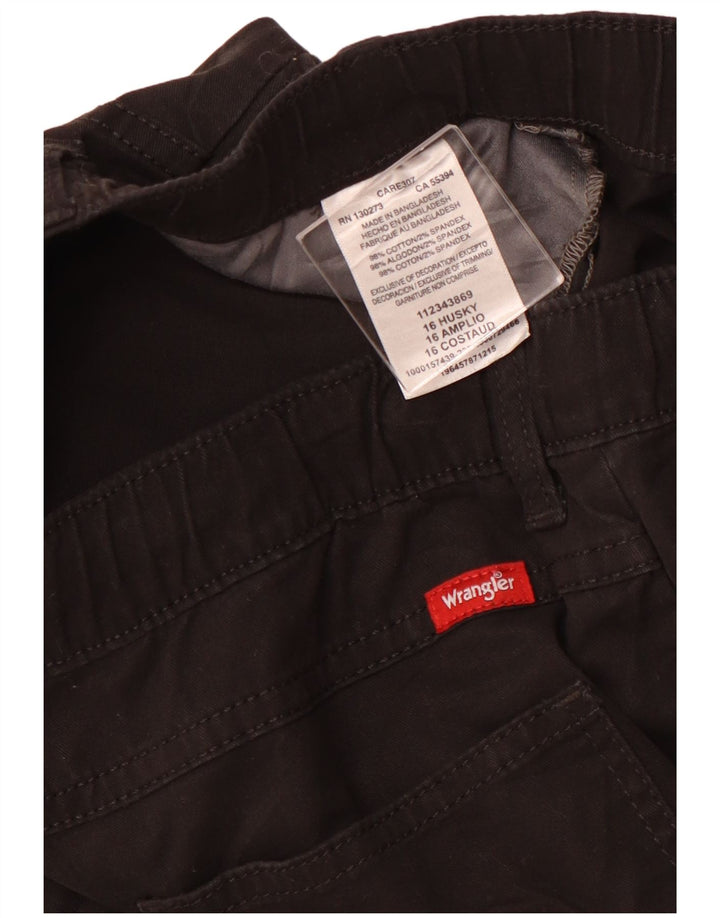 Pantaloni cargo da jogging per ragazzi WRANGLER 15-16 anni W32 L27 cotone nero