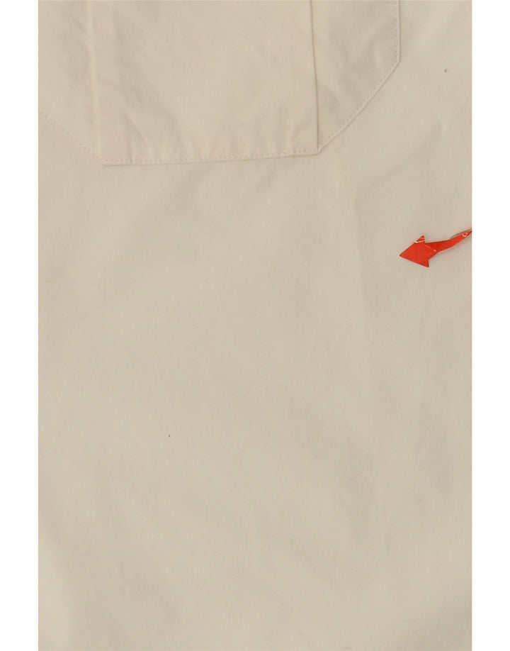 Camicia da uomo Calvin Klein XL in cotone bianco sporco