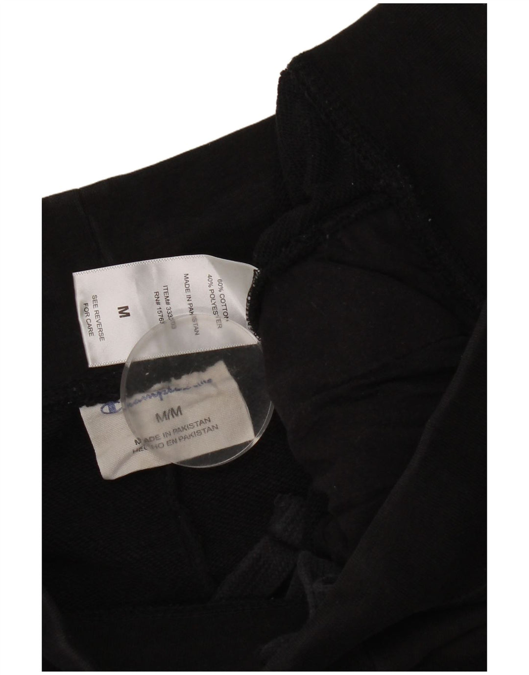 Pantaloni da tuta da uomo Champion Joggers medio cotone nero