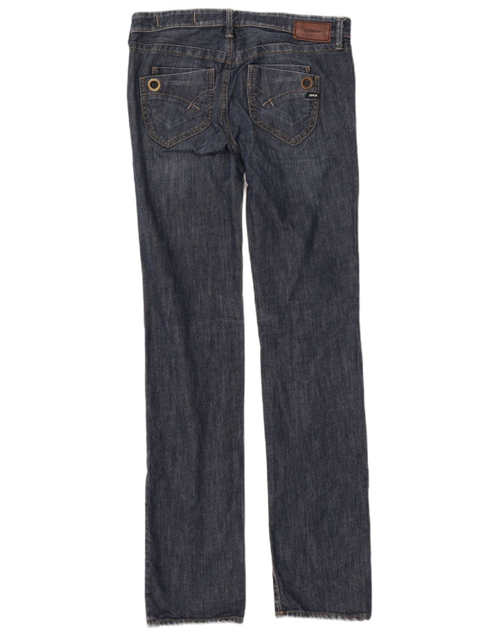 Jeans dritti da donna GAS W28 L34 cotone blu navy