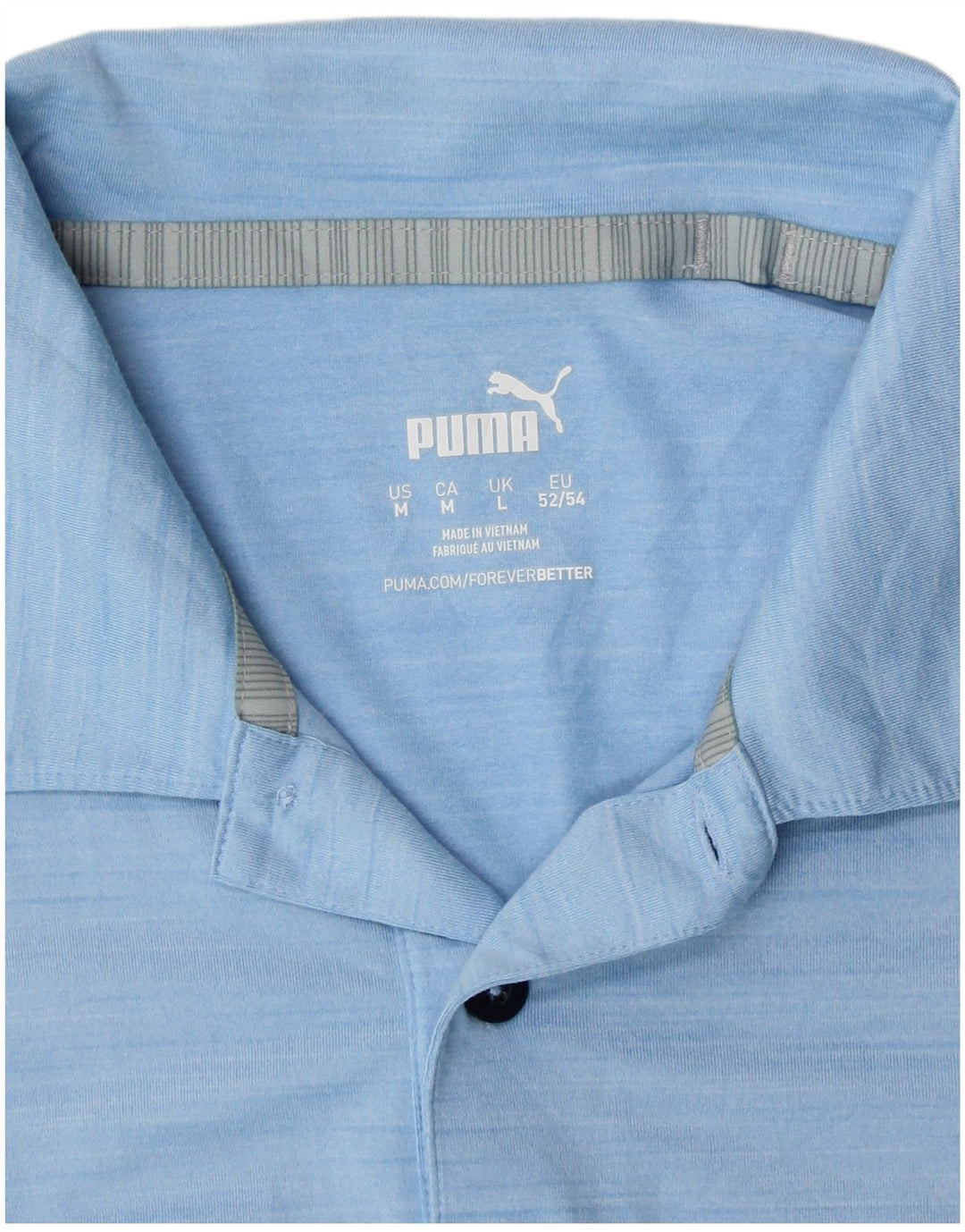 Polo PUMA da uomo blu medio