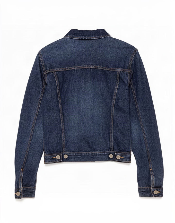 Giacca in denim da donna Benetton UK 10 piccola blu