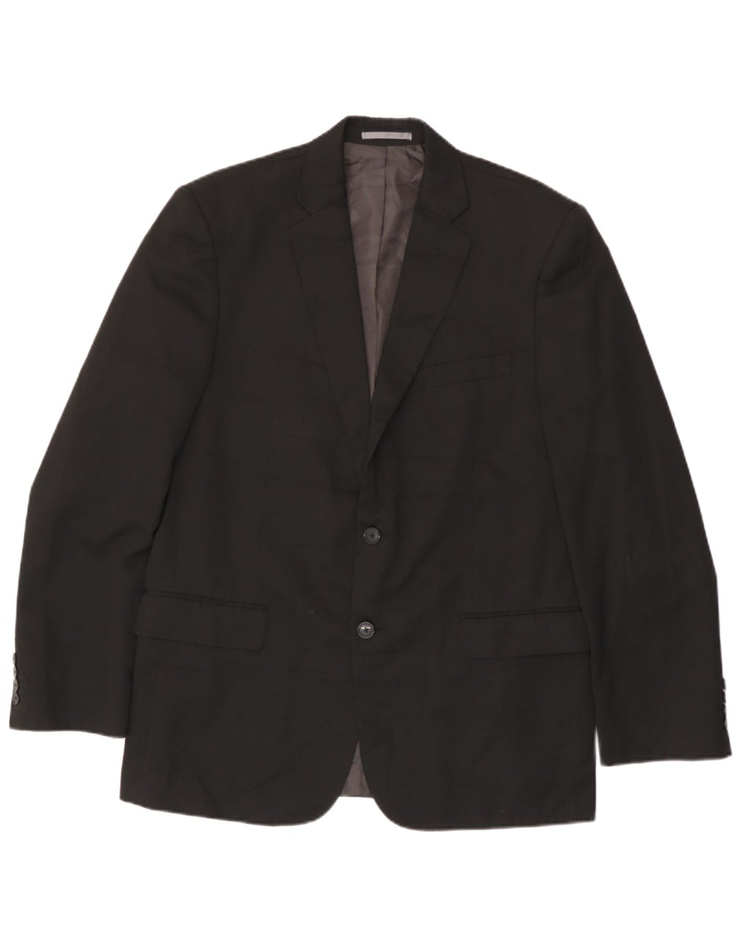 Giacca blazer lunga a 2 bottoni Marks & Spencer da uomo UK 42 grande nera