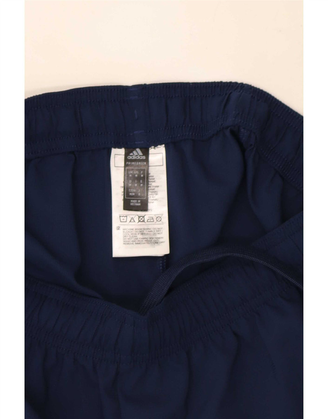 Pantaloncini sportivi Adidas Aeroready da uomo medi in poliestere blu navy