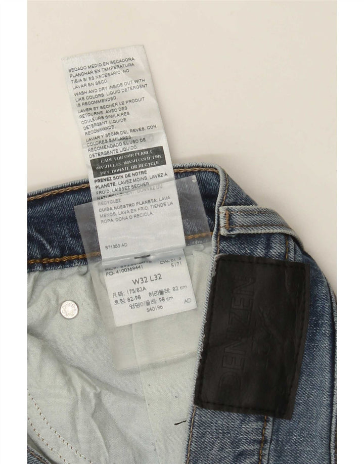 Jeans Levi's da uomo Denizen slim affusolati W32 L32 cotone blu