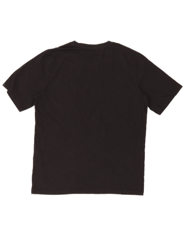 T-shirt da uomo Jack & Jones Top in cotone nero medio