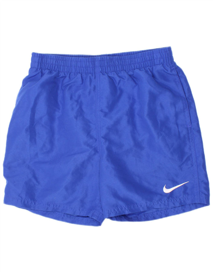 Pantaloncini sportivi Nike da ragazzo 12-13 anni Large Blu in poliestere