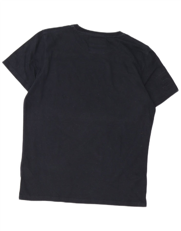 T-shirt grafica da uomo SUPERDRY Top XL in cotone nero
