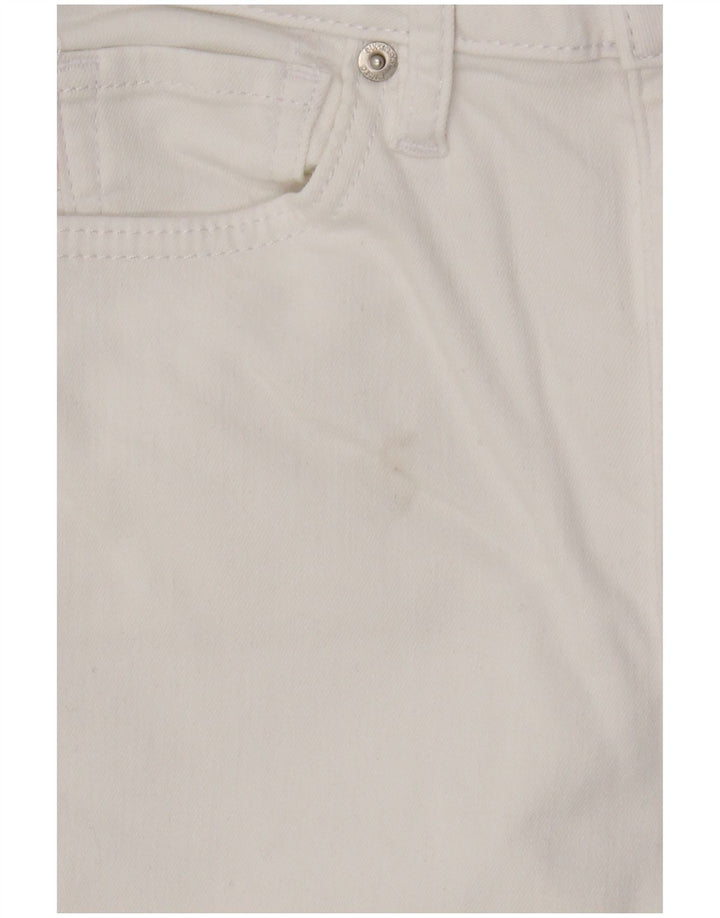 Jeans skinny da donna Superdry W28 L30 cotone bianco