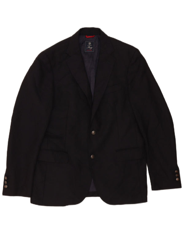 Giacca blazer da uomo a 2 bottoni Fay IT 52 XL blu navy