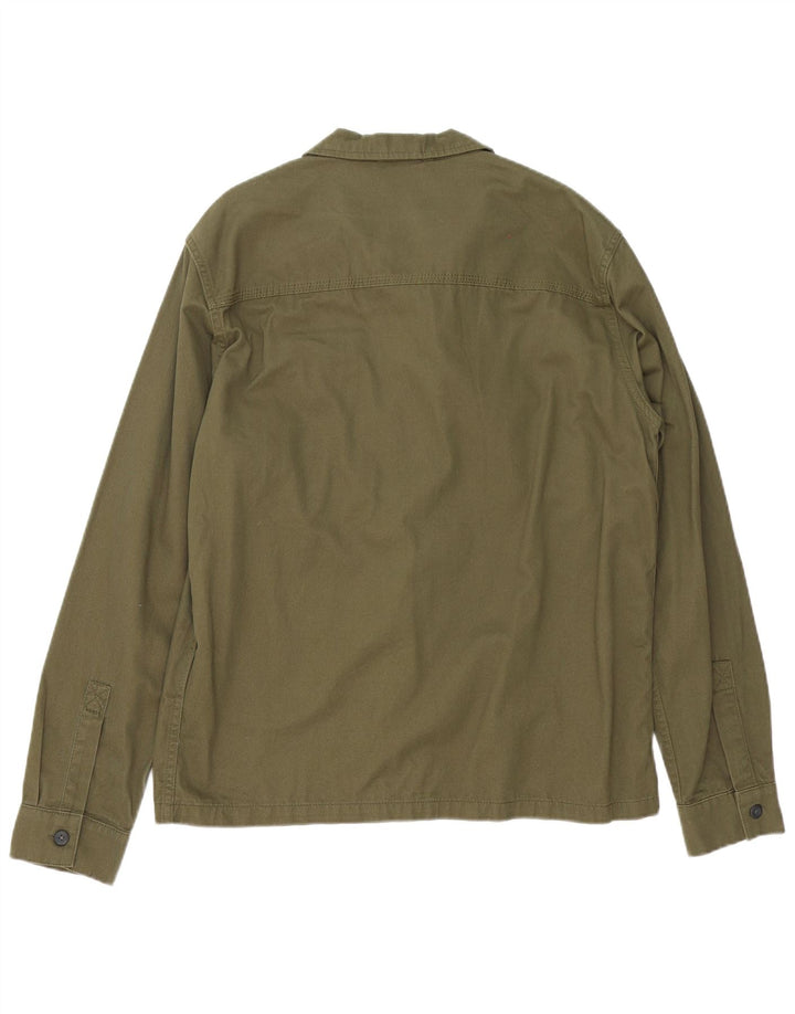 Camicia da uomo Jack & Jones grande in cotone kaki