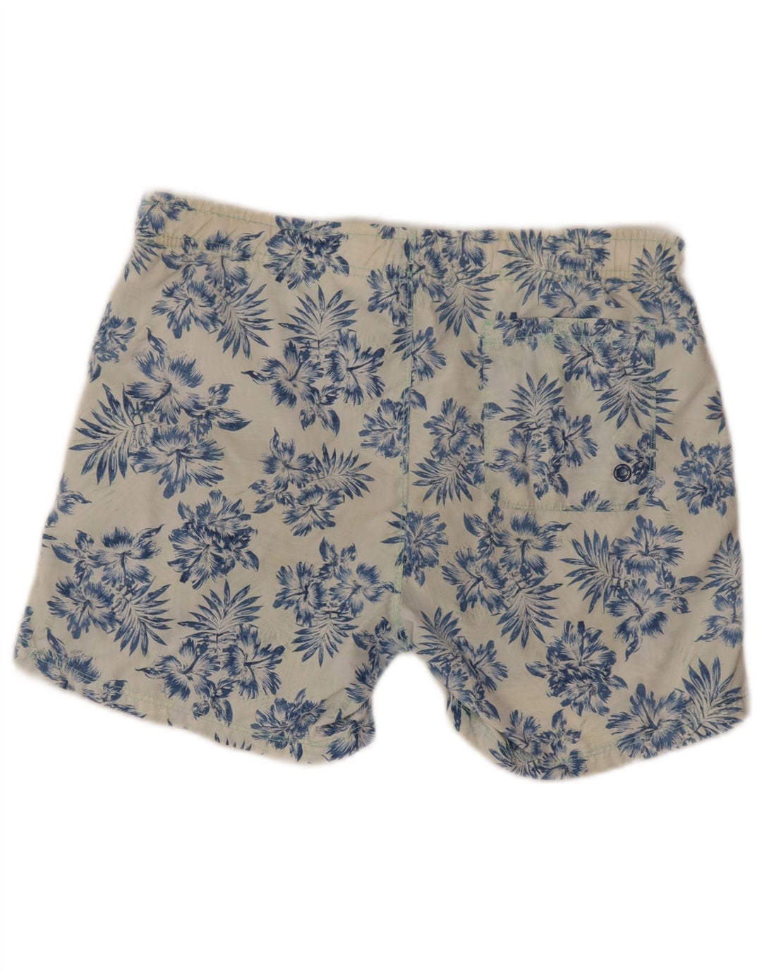 Pantaloncini da bagno da uomo Maui and Sons blu medio floreale in poliammide