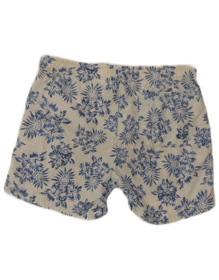 Pantaloncini da bagno da uomo Maui and Sons blu medio floreale in poliammide