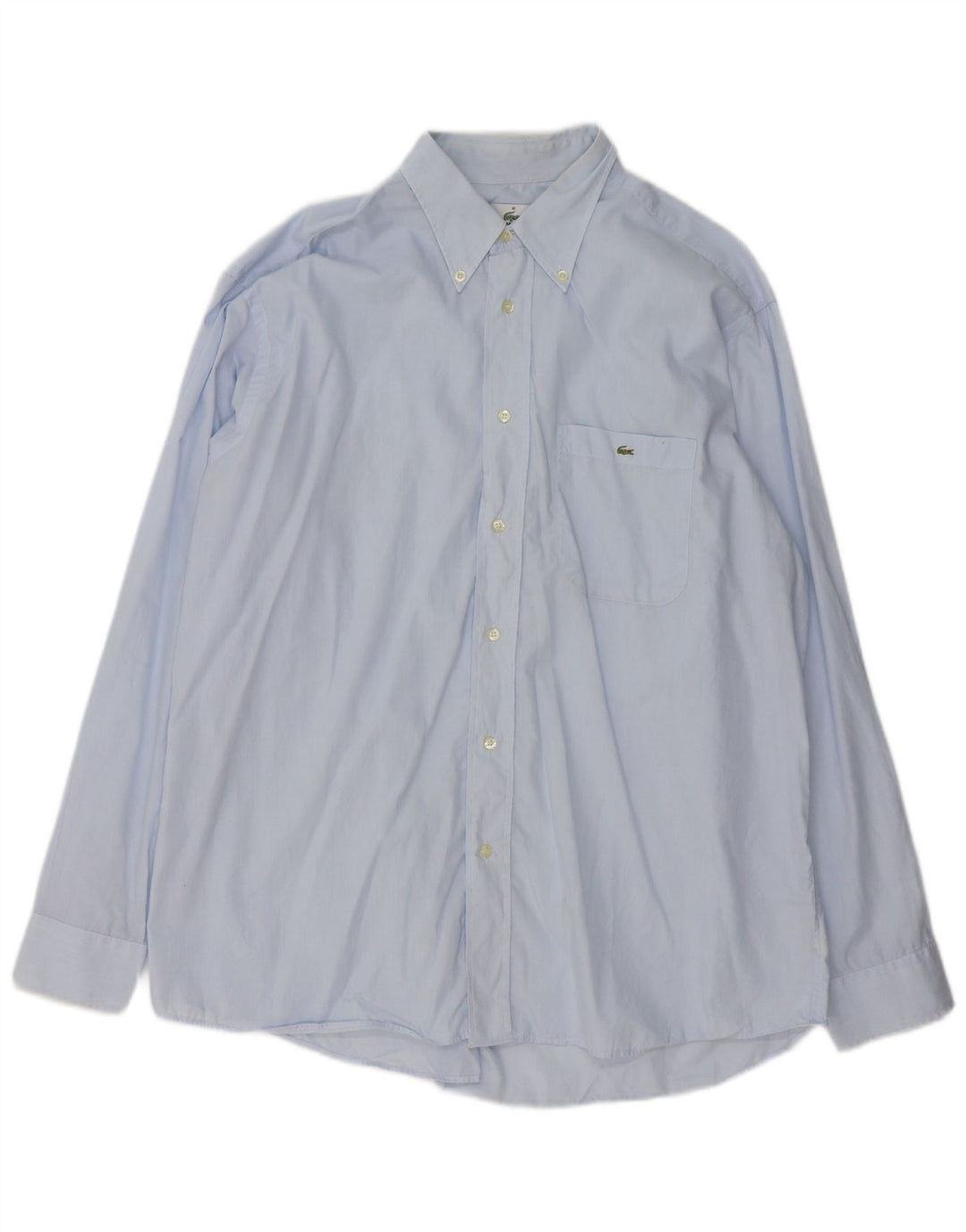 Camicia da uomo Lacoste taglia 43 grande cotone blu