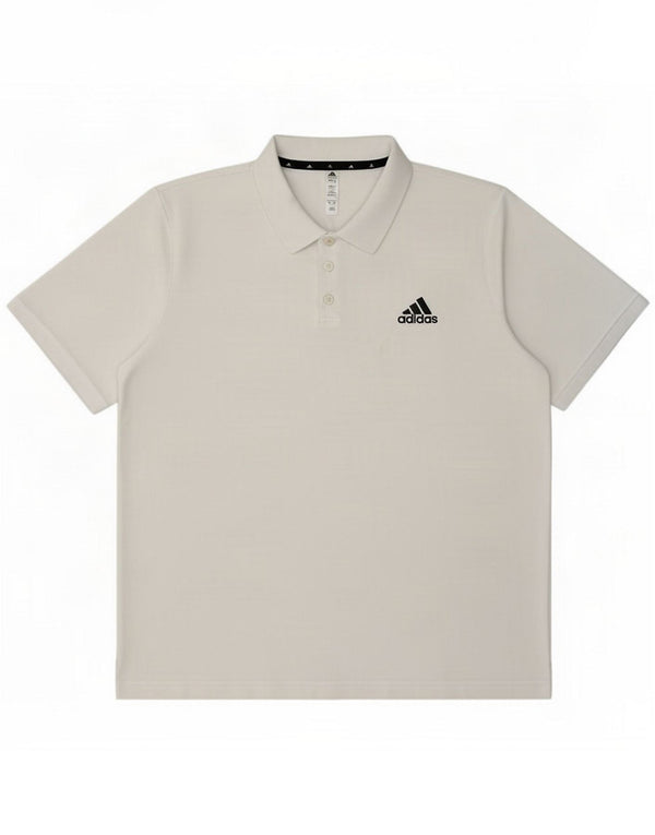 Polo Adidas Aeroready da uomo 2XL bianca