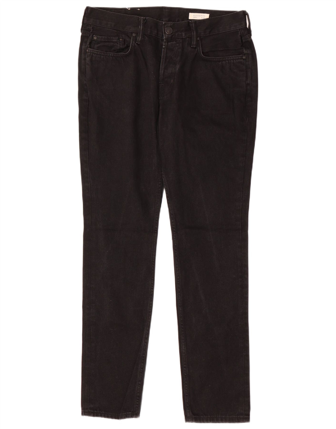 Jeans skinny da uomo ALL SAINTS W32 L31 cotone nero