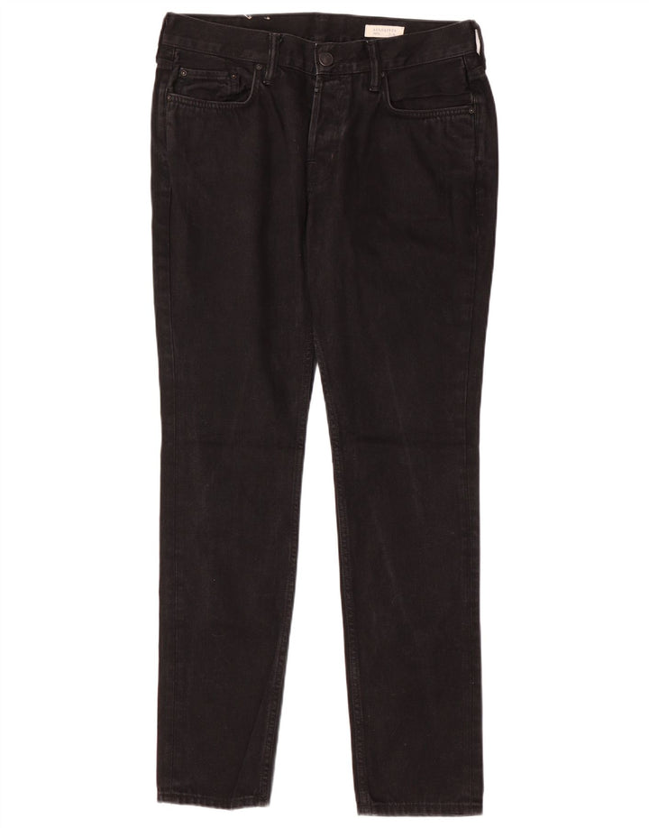 Jeans skinny da uomo ALL SAINTS W32 L31 cotone nero