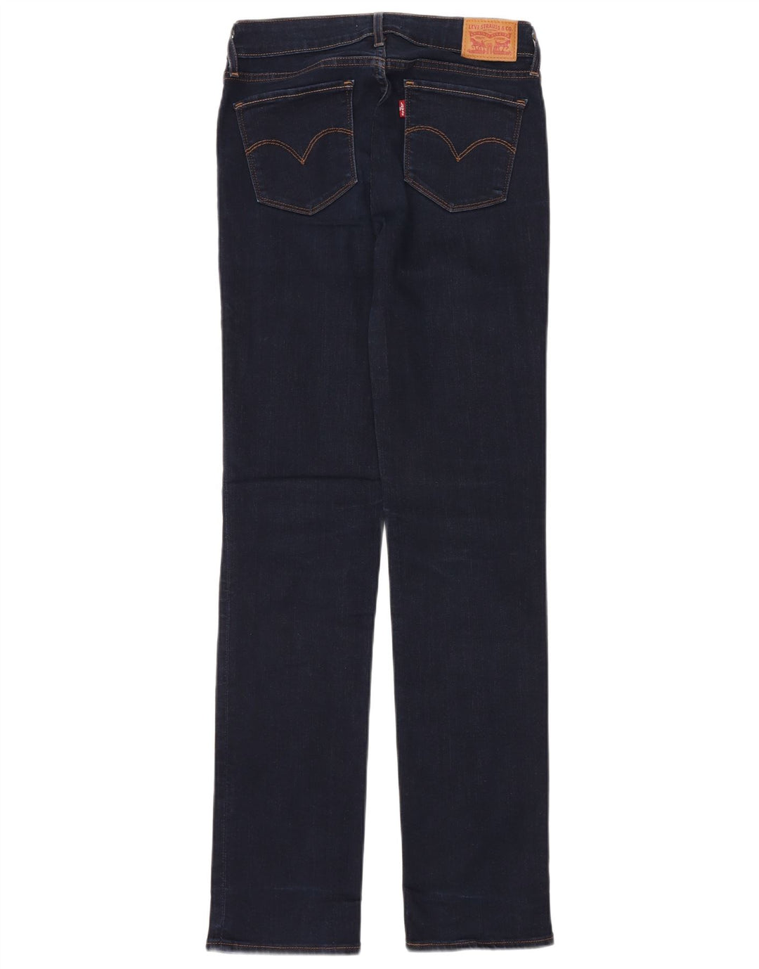 LEVI'S Jeans dritti da donna 714 W27 L32 cotone blu navy