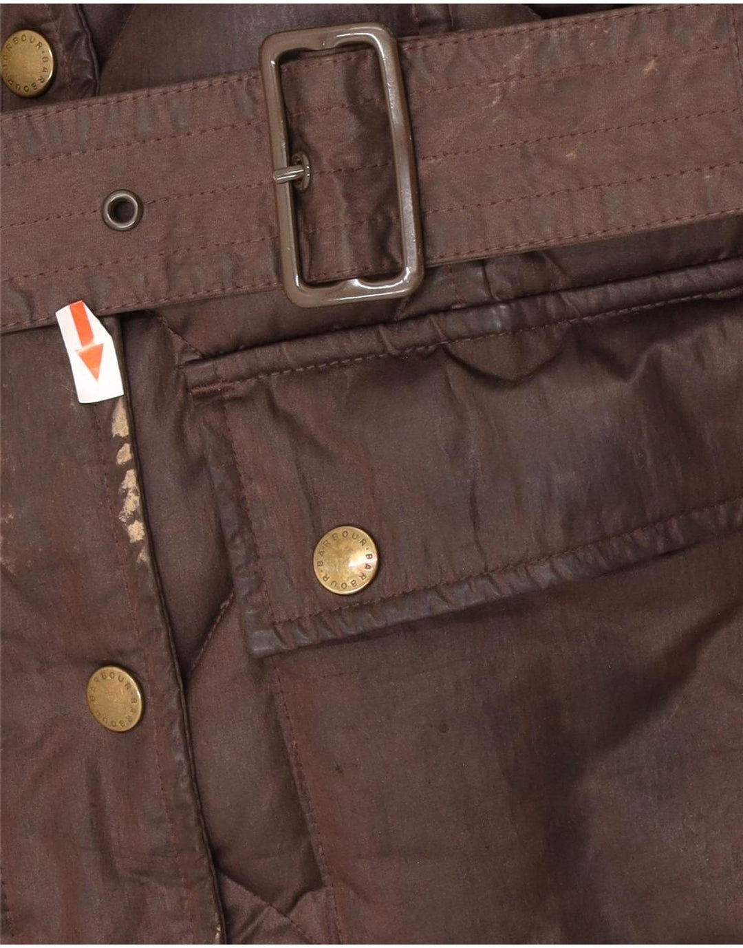 Giacca imbottita da donna Barbour UK 12 Poliestere marrone medio