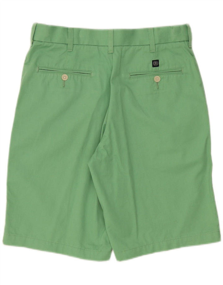 MARKS & SPENCER Mens Chino Shorts W30 Medium Green Cotton Vintage Marks & Spencer and Second-Hand Marks & Spencer from Messina Hembry 