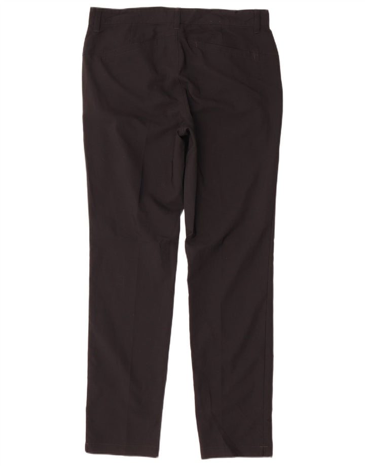 Pantaloni chino slim da uomo Adidas W32 L32 poliestere nero