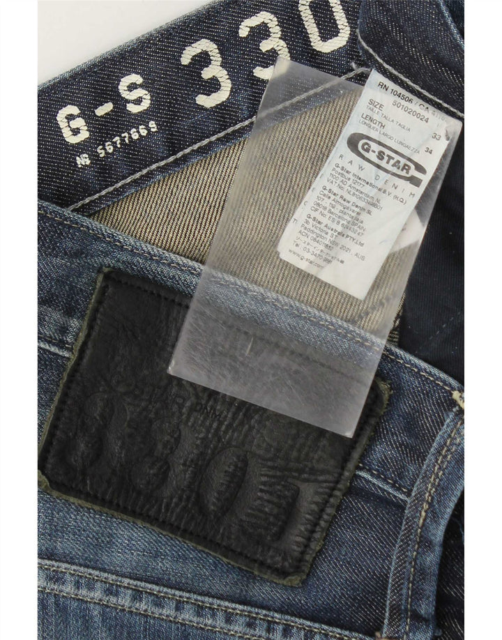 Jeans dritti da uomo G-Star W33 L34 cotone blu