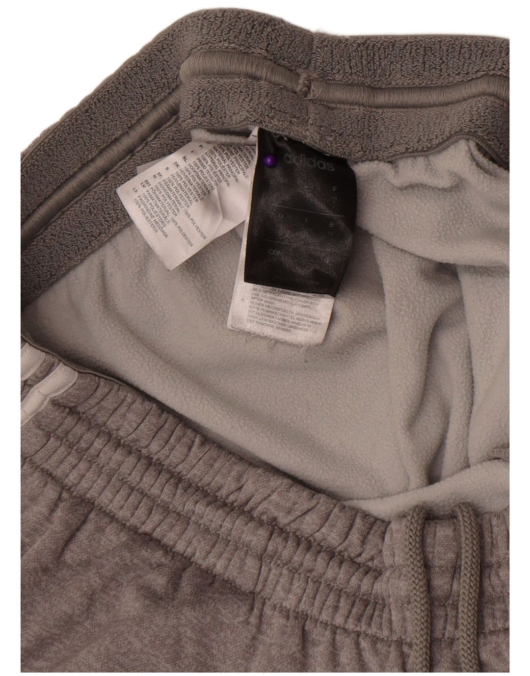 Pantaloni da jogging Adidas Climawarm da uomo in poliestere grigio medio