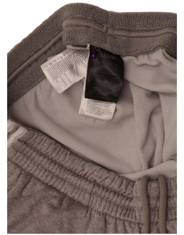 Pantaloni da jogging Adidas Climawarm da uomo in poliestere grigio medio