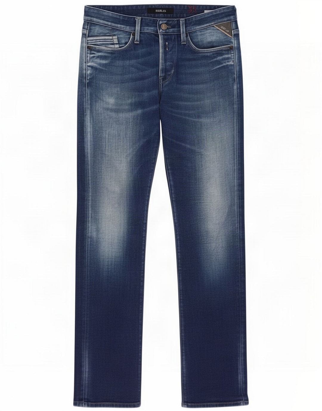 Replay Jeans Waitom Slim da Uomo W31 L31 Blu