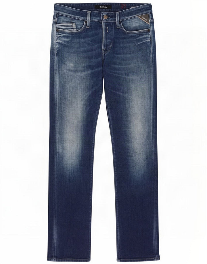 Replay Jeans Waitom Slim da Uomo W31 L31 Blu