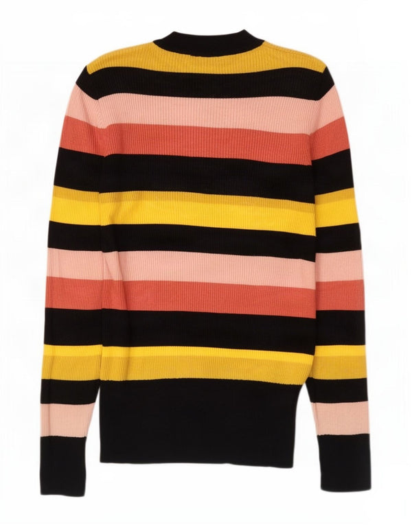 Maglione maglione girocollo da donna Marks & Spencer UK 14 grande multicolore