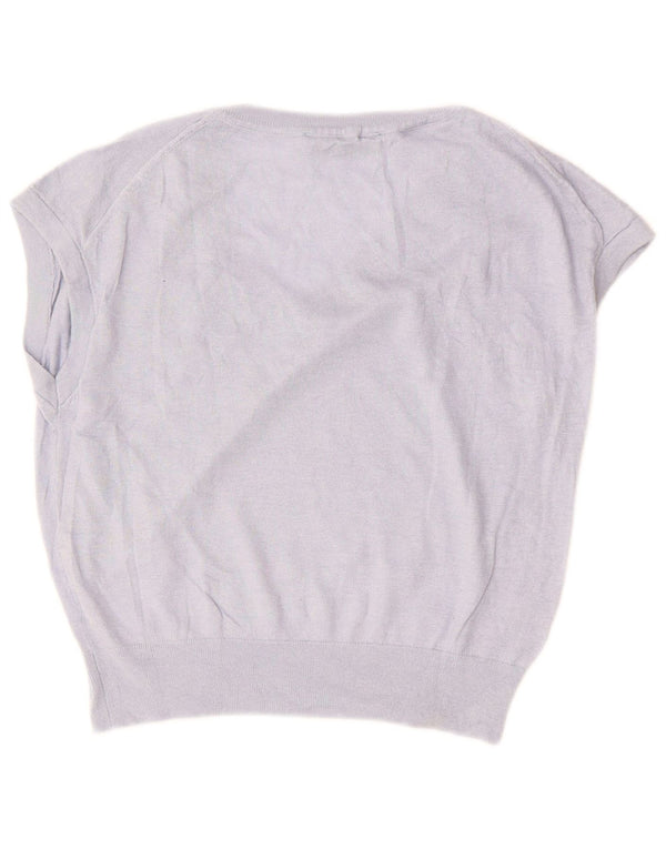 Canotta corta da donna ZARA UK 10 piccola viola