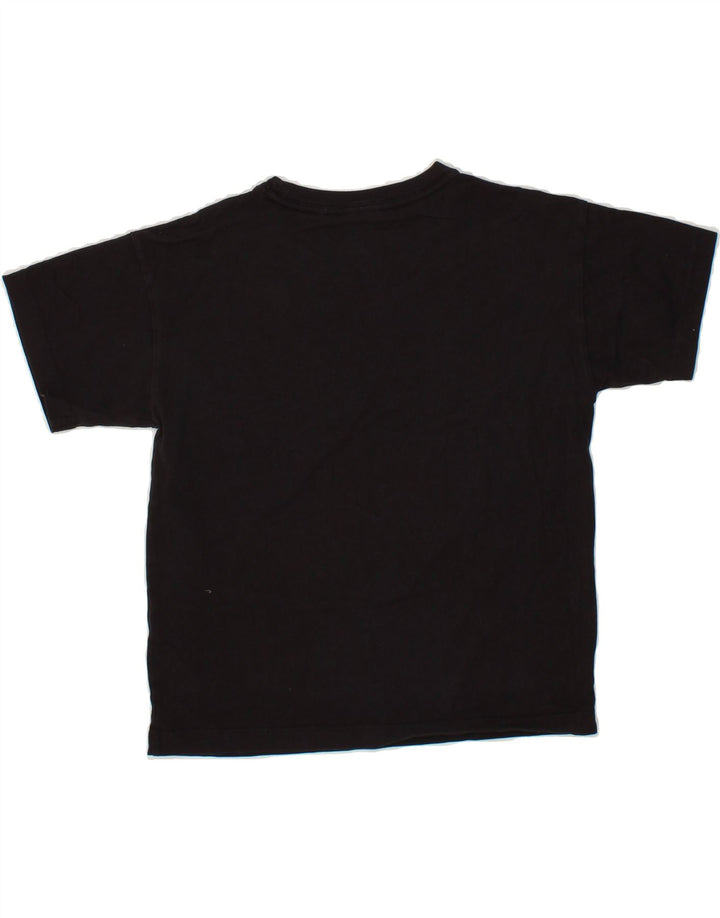 CHAMPION Womens Graphic T-Shirt Top UK 14 Medium Black Vintage Champion and Second-Hand Champion from Messina Hembry 