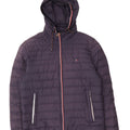 Giacca imbottita con cappuccio da uomo Tommy Hilfiger UK 36 Small Poliestere blu navy