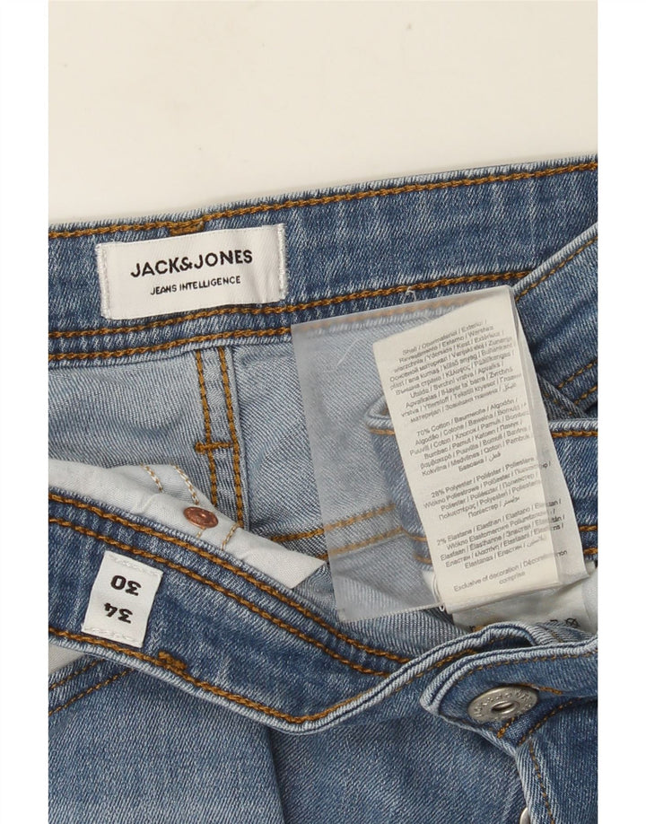 Jeans slim da uomo Jack & Jones W34 L30 cotone blu