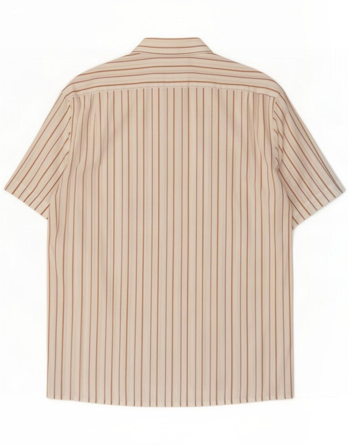 Cacharel Camicia a maniche corte da uomo taglia 39 a righe bianche medie