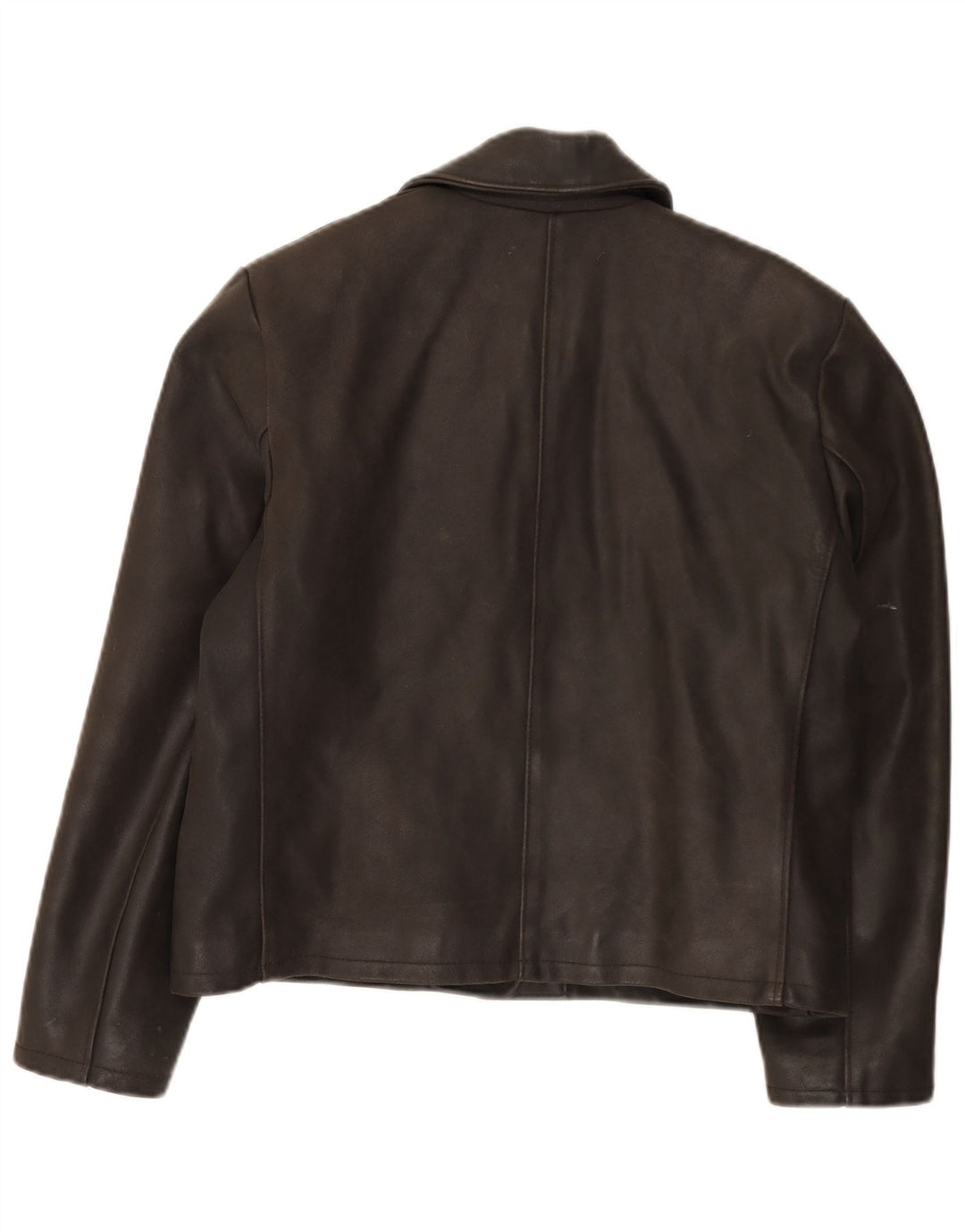Giacca leggendaria 1957 Giacca in pelle da donna UK 16 Grande Marrone