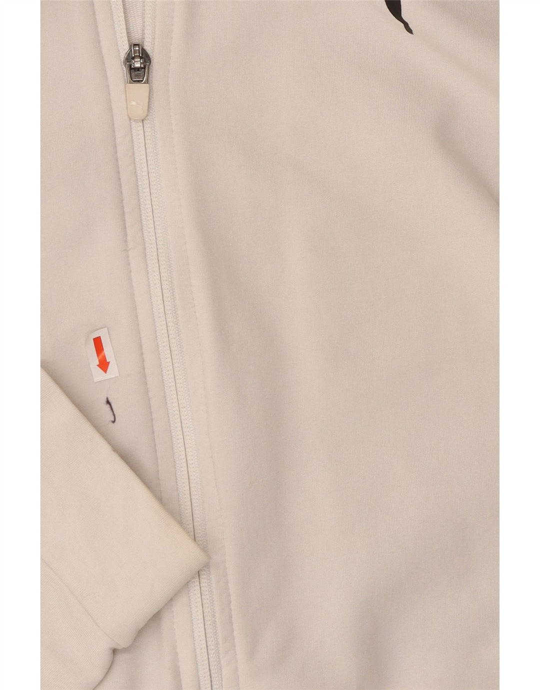 Felpa con cappuccio e zip grafica da donna PUMA UK 10 Small White Colourblock