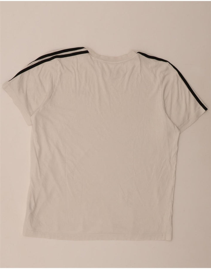 T-shirt da uomo Adidas Top XL in cotone bianco