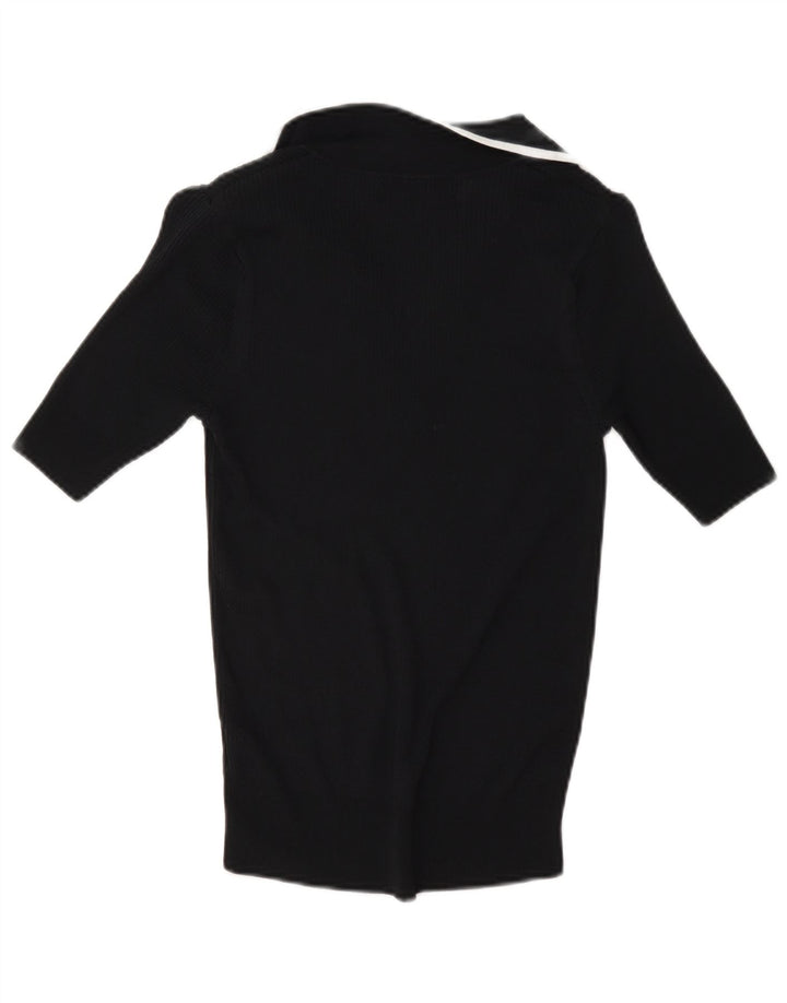 Polo da donna Marks & Spencer UK 8 Small in viscosa nera