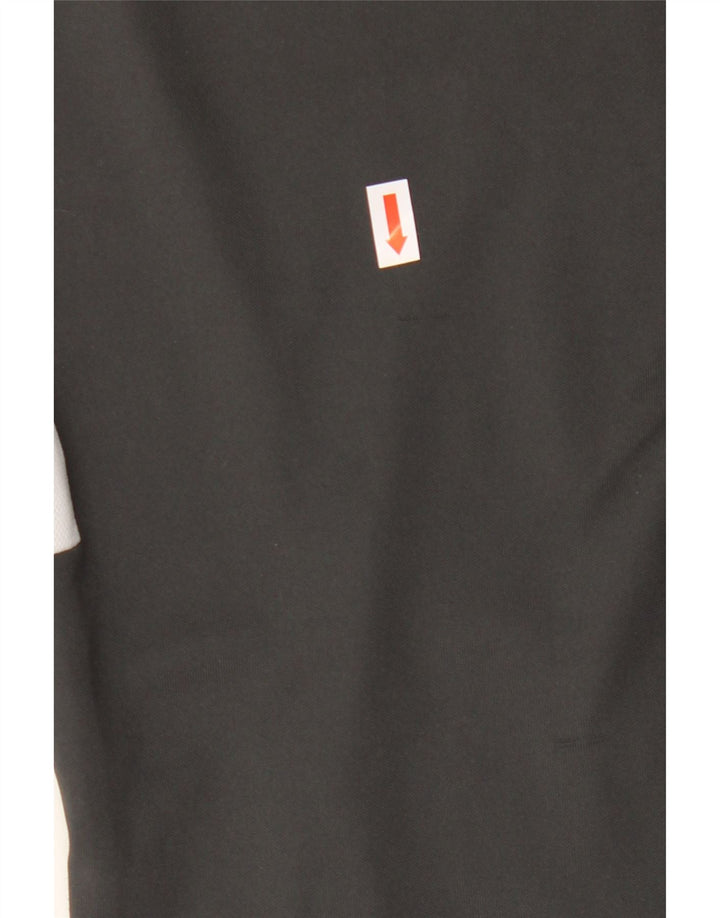 Pantaloni da tuta Nike Dri Fit da uomo, piccoli, in poliestere color block grigio