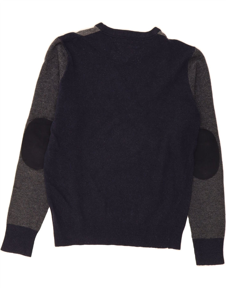 TOMMY HILFIGER Mens Crew Neck Jumper Sweater Large Navy Blue Vintage Tommy Hilfiger and Second-Hand Tommy Hilfiger from Messina Hembry 